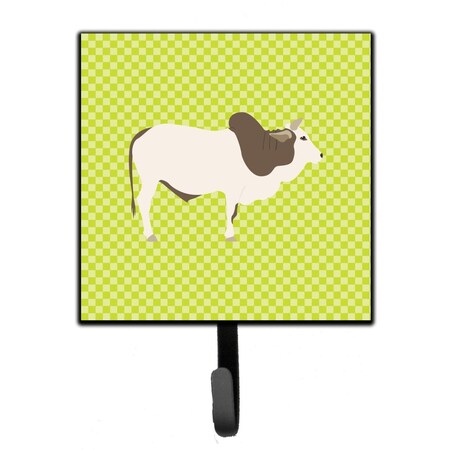 Carolines Treasures Malvi Cow Green Leash or Key Holder BB7656SH4